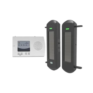 HTZSAFE Solar Wireless Security Alarm System – Outdoor Infrared Beam Sensors with 800m Range & 100m Detection