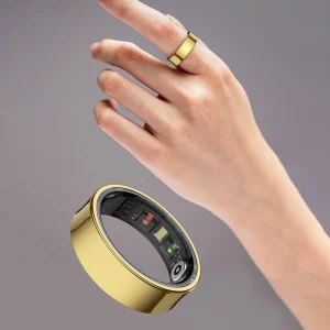 Smart Ring Health & Fitness Tracker – Heart Rate, Sleep, Blood Oxygen, Body Temp Monitor