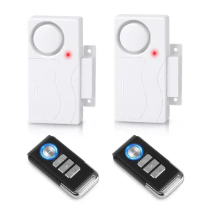 Wireless Door & Window Alarm with Remote Control – 105dB Anti-Theft Security System